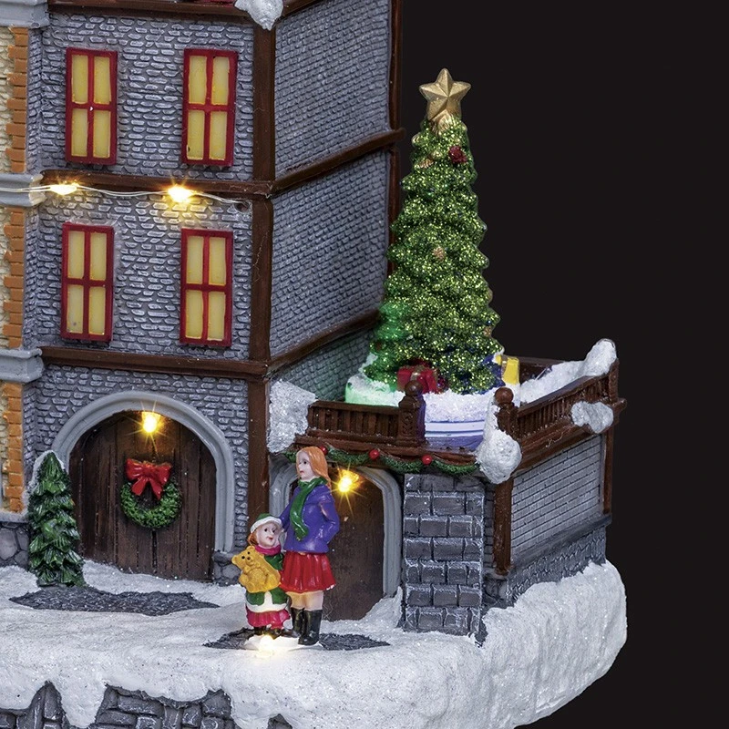 Village De Noël Animé Et Lumineux Magasins Du Quartier 4 Village De Noël Animé Et Lumineux Magasins Du Quartier – Image 2