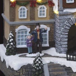 Village De Noël Animé, Lumineux Et Musical Gare Centrale -Mobilier Soldes village de noel anime lumineux et musical gare du centre 1 2