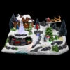 Village De Noël Animé & Lumineux Modèle Traîneau -Mobilier Soldes village de noel anime lumineux modele traineau