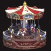 Village De Noël Carrousel Animé, Lumineux Et Musical 2 Village De Noël Carrousel Animé, Lumineux Et Musical -Mobilier Soldes village de noel carrousel anime lumineux et musical