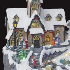 Village De Noël Animé Et Lumineux Modèle église 7 Village De Noël Animé Et Lumineux Modèle église -Mobilier Soldes village de noel eglise anime et lumineux 2