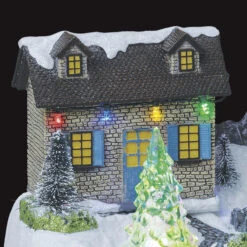 Village De Noël Moulin à Vent Animé, Lumineux Et Musical 8 Village De Noël Moulin à Vent Animé, Lumineux Et Musical -Mobilier Soldes village de noel moulin a vent anime lumineux et musical 1 2