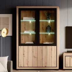 Vitrine 2 Portes + 2 Portes Vitrées Dijon 11 Vitrine 2 Portes + 2 Portes Vitrées Dijon -Mobilier Soldes vitrine 2 portes 2 portes vitrees dijon 1 2