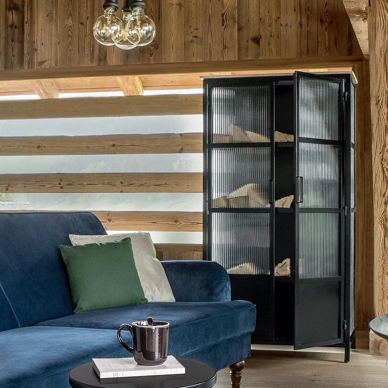 Vitrine 2 Portes Métal Et Verre Tibo Atmosphera 4 Vitrine 2 Portes Métal Et Verre Tibo Atmosphera – Image 2