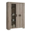 Vitrine 3 Portes Olivier -Mobilier Soldes vitrine 3 portes olivier