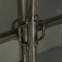 Vitrine Bibliothèque Broc Métal Noir Atmosphera -Mobilier Soldes vitrine bibliotheque broc metal noir atmosphera 4