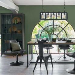 Vitrine Bibliothèque Broc Métal Noir Atmosphera -Mobilier Soldes vitrine bibliotheque broc metal noir atmosphera 5