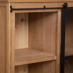 Vitrine Porte Coulissante Danik 2 Tiroirs Atmosphera 15 Vitrine Porte Coulissante Danik 2 Tiroirs Atmosphera -Mobilier Soldes vitrine porte coulissante danik 2 tiroirs atmosphera 5