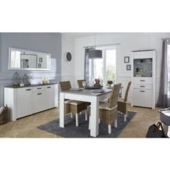 Demeyere Vitrine 2 Portes 1 Tiroir Marquis 12 Demeyere Vitrine 2 Portes 1 Tiroir Marquis -Mobilier Soldes vitrine valet 1 porte 1 porte vitree pin andersen chene prata 4